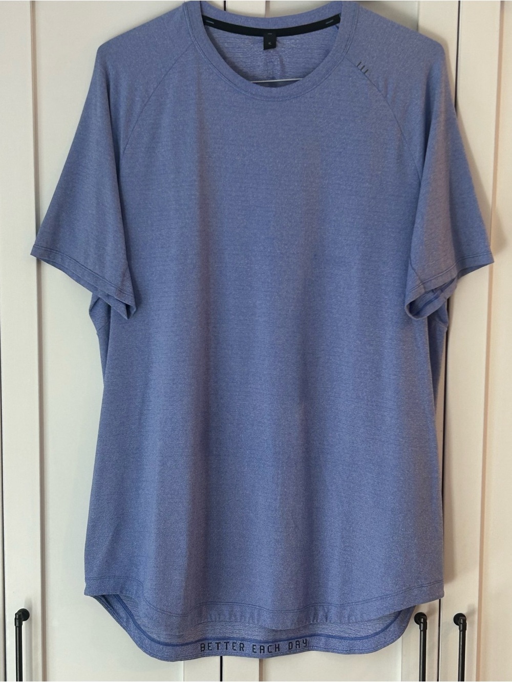 lululemon athletica Men's Short Sleeve Tee — Heather Blue